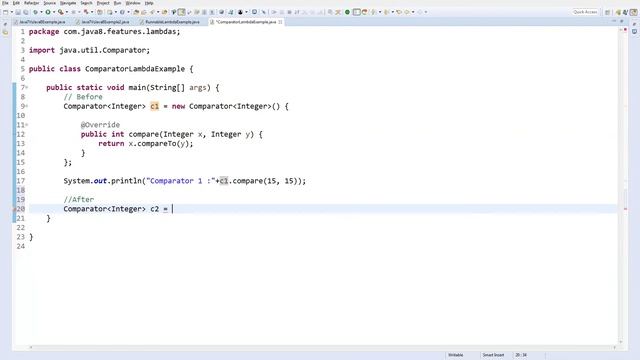 Java8 Comparator Basics смотреть онлайн