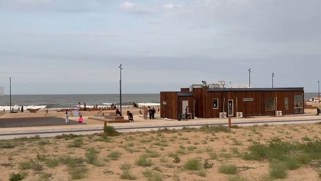 Лучший пляж в столице Дагестана - Махачкале.