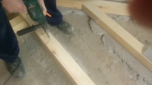 Монтаж деревянного пола в частном доме (ч.6)