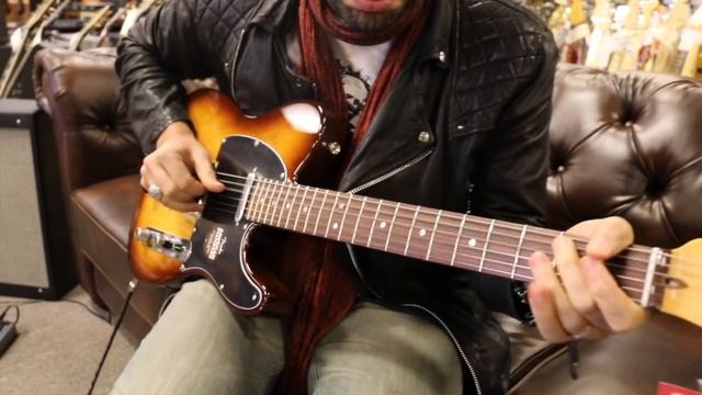 Guitar Close Up - Fender Magnificent 7 Telecaster with Flamed Maple Neck 1399