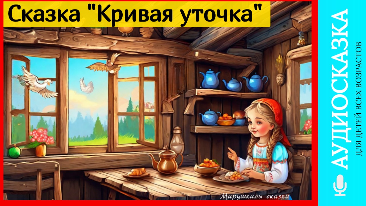 Кривая уточка | аудиосказки | народные сказки | детские сказки онлайн | сказка | мультик смотреть онлайн