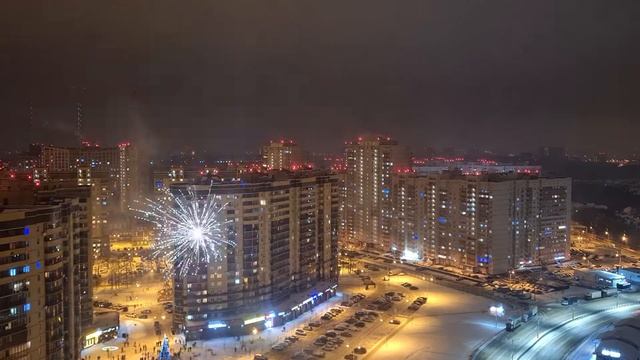 Новогодние салюты в Воронеже смотреть онлайн