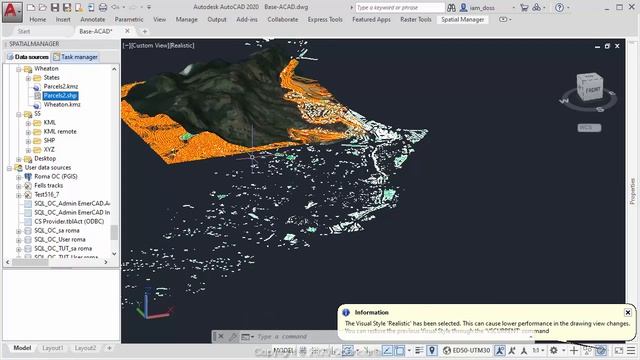 Maps or Raster images over Terrains (AutoCAD) - Spatial Manager Blog смотреть онлайн