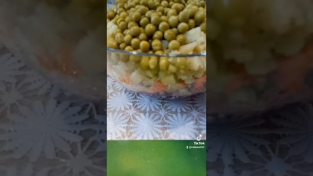 Винегрет слоями