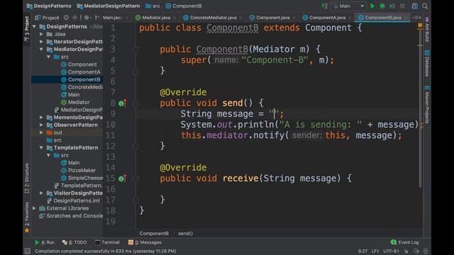 Behavioural Design Patterns: The Mediator Pattern смотреть онлайн