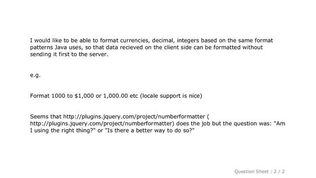 jQuery : JQuery Number Formatting смотреть онлайн