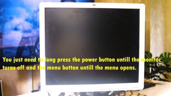 How to Deal With HP Monitor OSD Lockout /Power Button Lockout. DiY