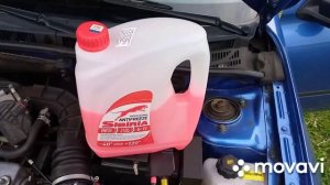 ЛАДА ГРАНТА ФЛ - доливаем антифриз!