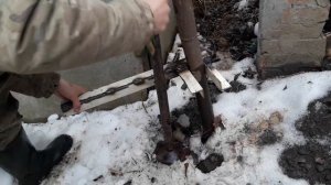Как вытащить столбик металлический #выкорчевка #мастерская21rus #лайфхак