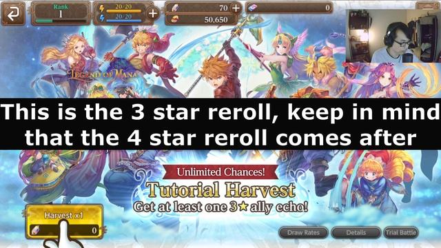 Echoes of Mana - FIRST LOOK + REROLL GUIDE! смотреть онлайн