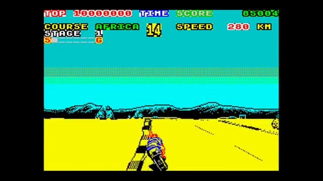 Super Hang-On ZX Spectrum смотреть онлайн