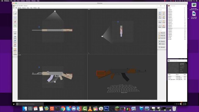 Minecraft 3D Modeling | "AK-47" | Cubik Pro смотреть онлайн