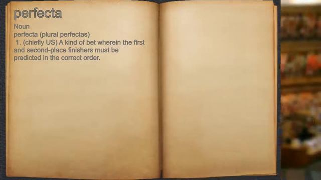 What does perfecta mean? смотреть онлайн