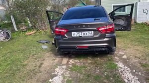 Замена штатной акустики в LADA Vesta на  DL Audio Raven 165