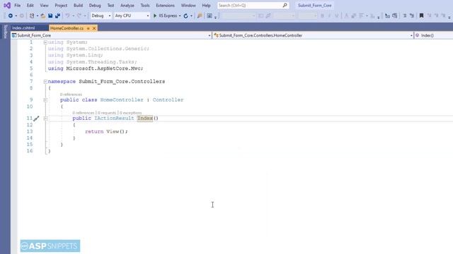 ASP.Net Core: Form Submit (Post) Example смотреть онлайн