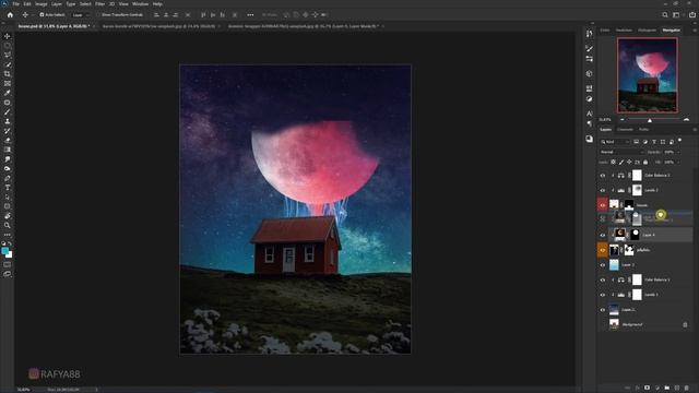 How to EDIT Fantasy Jellyfish Moon Photo Manipulation Photoshop Tutorial смотреть онлайн