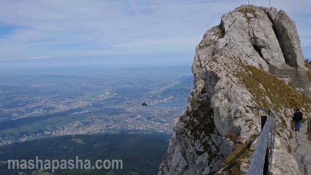 Гора Пилатус в Швейцарии. Мы на вершине горы / Mountain Pilatus Switzerland смотреть онлайн