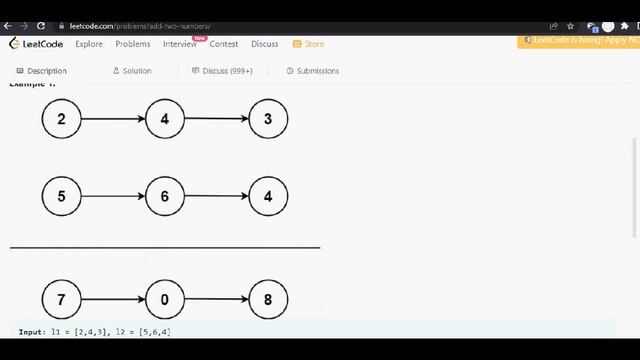 LeetCode 2. Add Two Numbers || Google Most asked Question || Linked List Sum || Problem || Solution смотреть онлайн