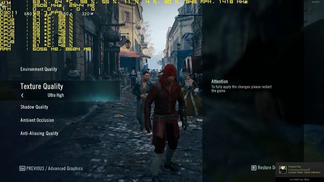 Assassin's Creed Unity GTX 960 4GB I7 4790 RAM 16 GB Custom Setting смотреть онлайн