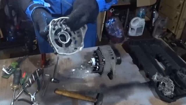 Как снять обгонную муфту генератора смотреть онлайн