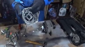 Как снять обгонную муфту генератора