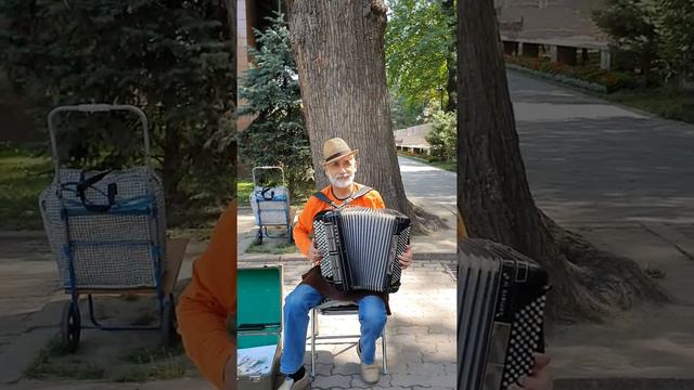 A Man Playing Raj Kapoor's Songs on Accordion At Almaty.(Kazakhstan) смотреть онлайн