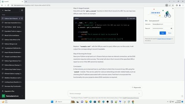 Python Grab the A record of any URI смотреть онлайн