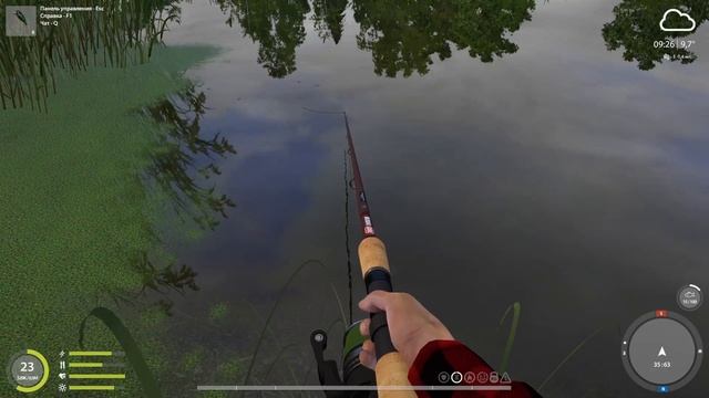 Русская рыбалка 4 - Ловлю ЩУКУ на Старом Остроге. Учусь твичить щуку . Жду трофея..... смотреть онлайн