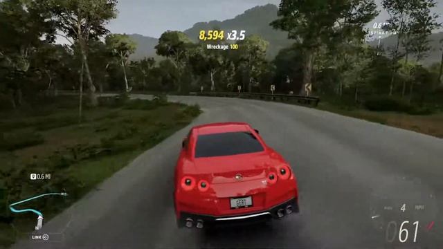 Forza Horizon 5 Nissan GT-R Drifting смотреть онлайн
