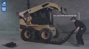 Установка накидных гусениц на колесный минипогрузчик