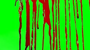 Кровь стекает по экрану [ФУТАЖ]