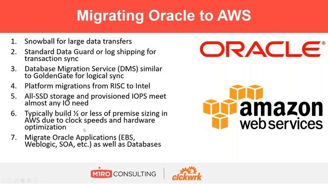 Oracle Licensing on AWS (Amazon Web Services) смотреть онлайн