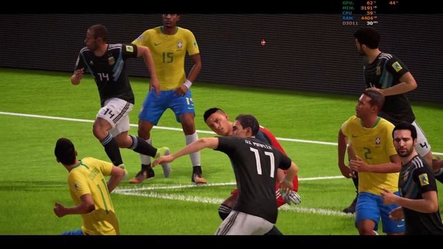 Fifa 18 - Qualidade máxima - 1920 X 1080 - Modo Directx 11 + Msi Afterburner: смотреть онлайн