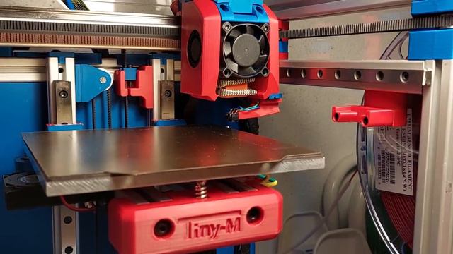 Tiny-M with Klicky Probe calibrating the Z offset смотреть онлайн