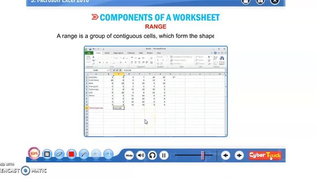 Class 7 Ch 5 Microsoft Excel 2010 (Part 1) смотреть онлайн