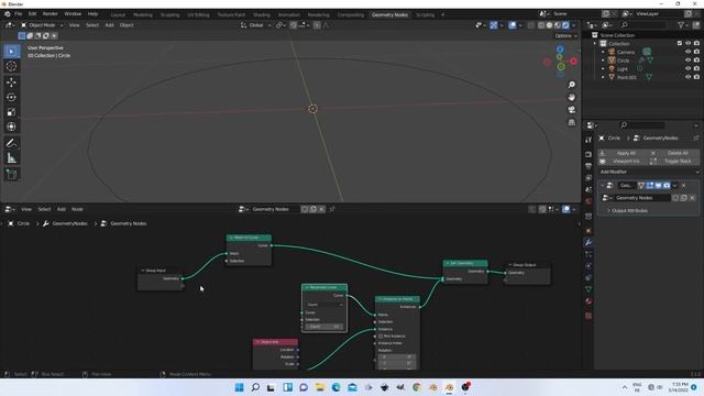 radial modeling tutorial in blender (Geometry Nodes tutorial) смотреть онлайн