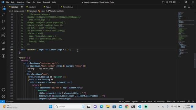2023 | Ultimate React JS Course | Refactoring News component to use the same function смотреть онлайн