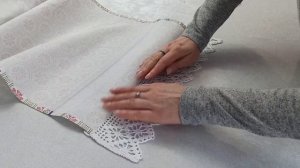 Как пришить кружево к полотенцу (простой способ)