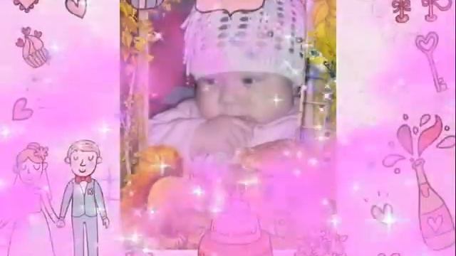 Слайдшоу из фотографий. С Днём Рождения Дашуньке 5 месяцев! смотреть онлайн