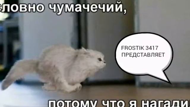 Я бегу по улице словно чумачечий, потому что я нагадил в тапок человечий смотреть онлайн