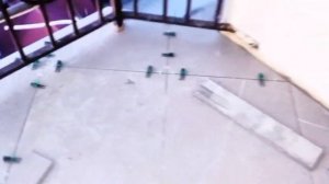 УКЛАДКА ПЛИТКИ НА БАЛКОНЕ | Анапа ЖК Лазурное