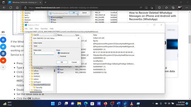 Windows Defender missing on Windows 11/10 смотреть онлайн