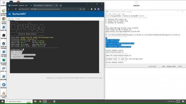 Cara install net monitor openwrt - fix error | BurhanWRT