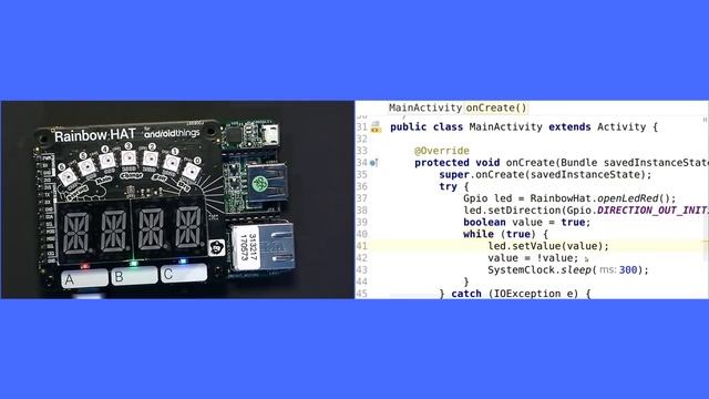 Developing for Android Things Using Android Studio (Google I/O '17) смотреть онлайн