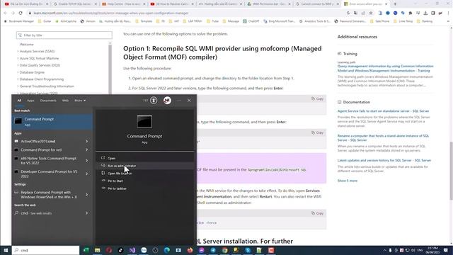 How to Resolve: Cannot Connect to WMI Provider (SQL Server Configuration Manager) | [0x8004100e] смотреть онлайн