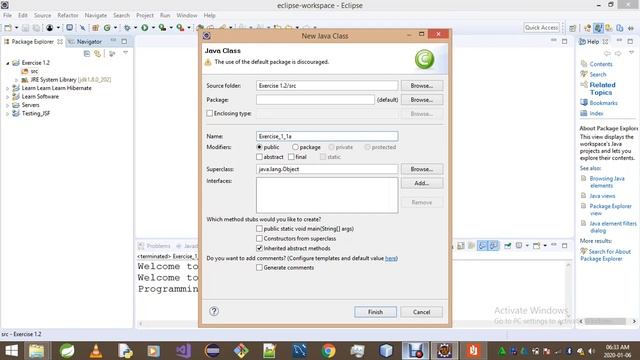 Introduction To Java Programming Exercise 1 2a смотреть онлайн