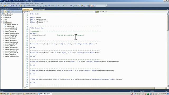 OpenCV Tutorial 9: Shape Detection and Color Filtering in Emgu CV смотреть онлайн