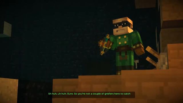 Minecraft Story Mode S1 Ep2 part 1 | Magnus griefer duel | BoomTown | Telltale Games смотреть онлайн