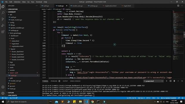 Golang HTTP User Authentication Yabi Series 2 | Golang Web Development | WebAssembly Auth System смотреть онлайн