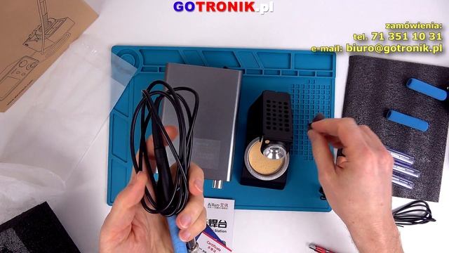 T3A Aixun stacja lutownicza z kolbą T245 + 3 groty + opcjonalna obsługa T12 i 936 z grotami 900M-T смотреть онлайн